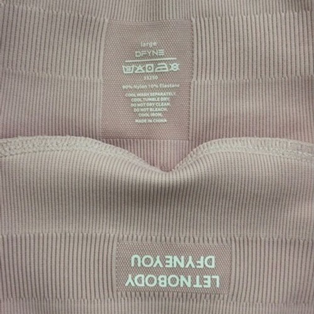 Dfyne impact shorts 4.5" light rose pink large - Picture 5 of 6